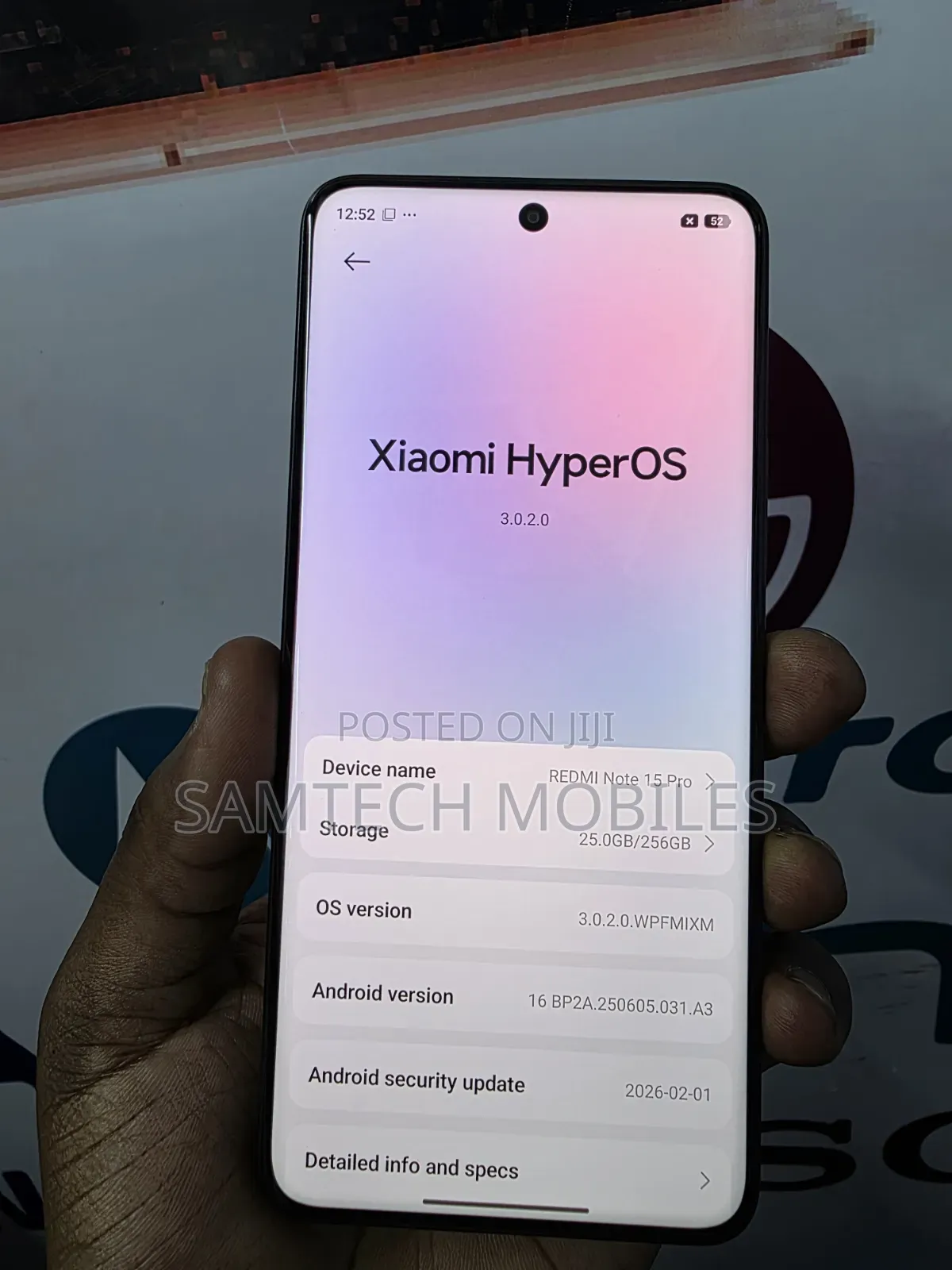 Xiaomi Redmi Note 15 Pro 256 GB Black