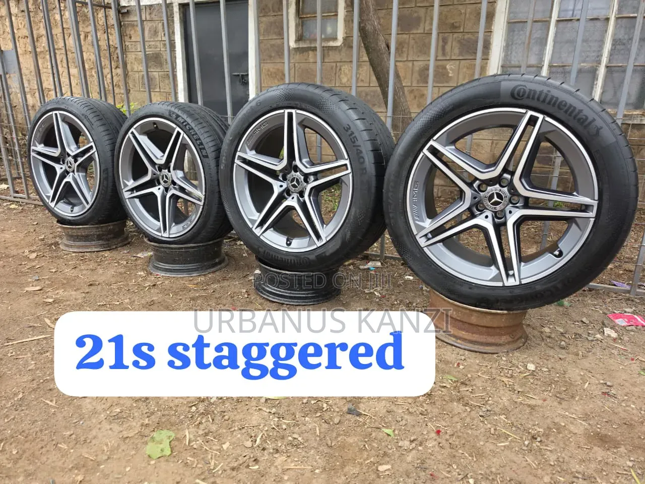 21 Inch Marcendes 350 Ml Alloy Wheels
