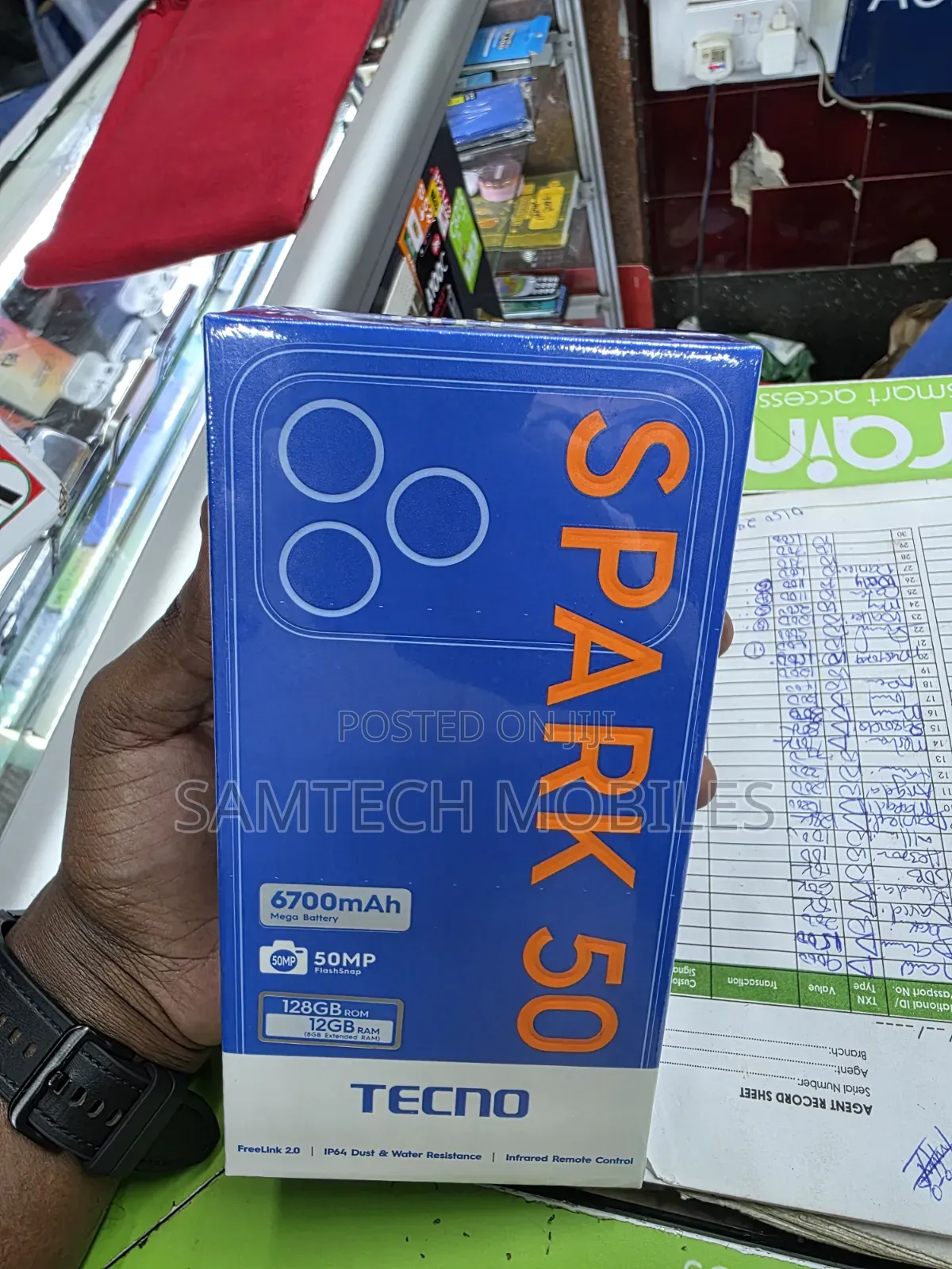 New Tecno Spark 50 128 GB Black