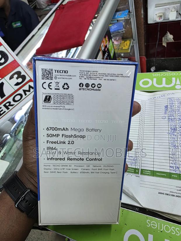 New Tecno Spark 50 128 GB Black - thumbnail 3