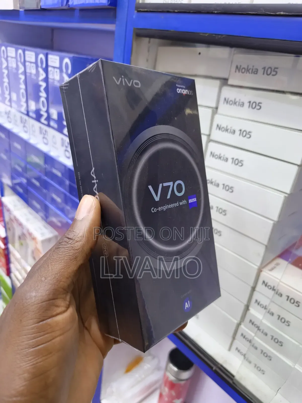 New Vivo V70 256 GB Black