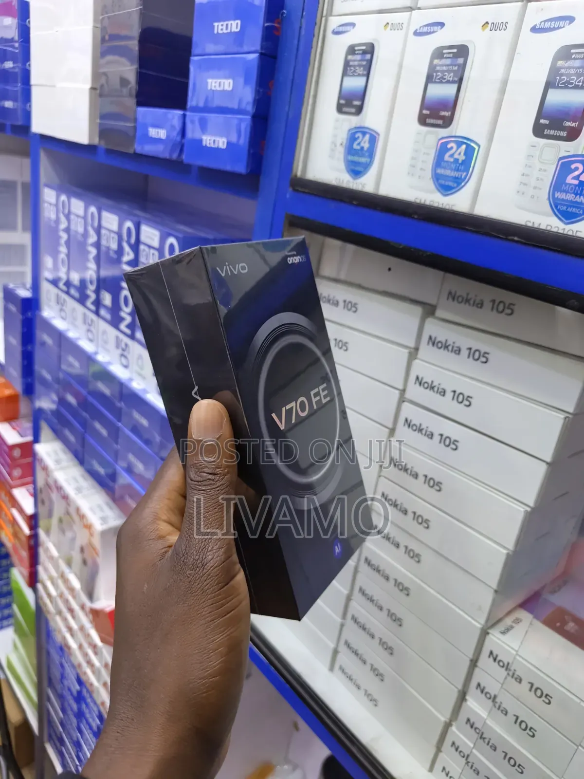 New Vivo V70 256 GB Black