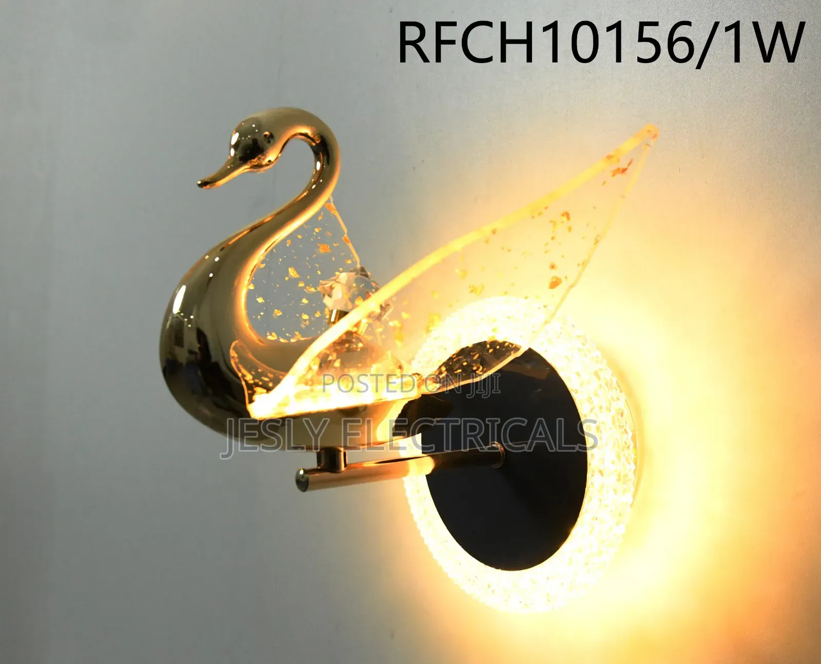 Elegant Swan -Shaped Wall Sconce