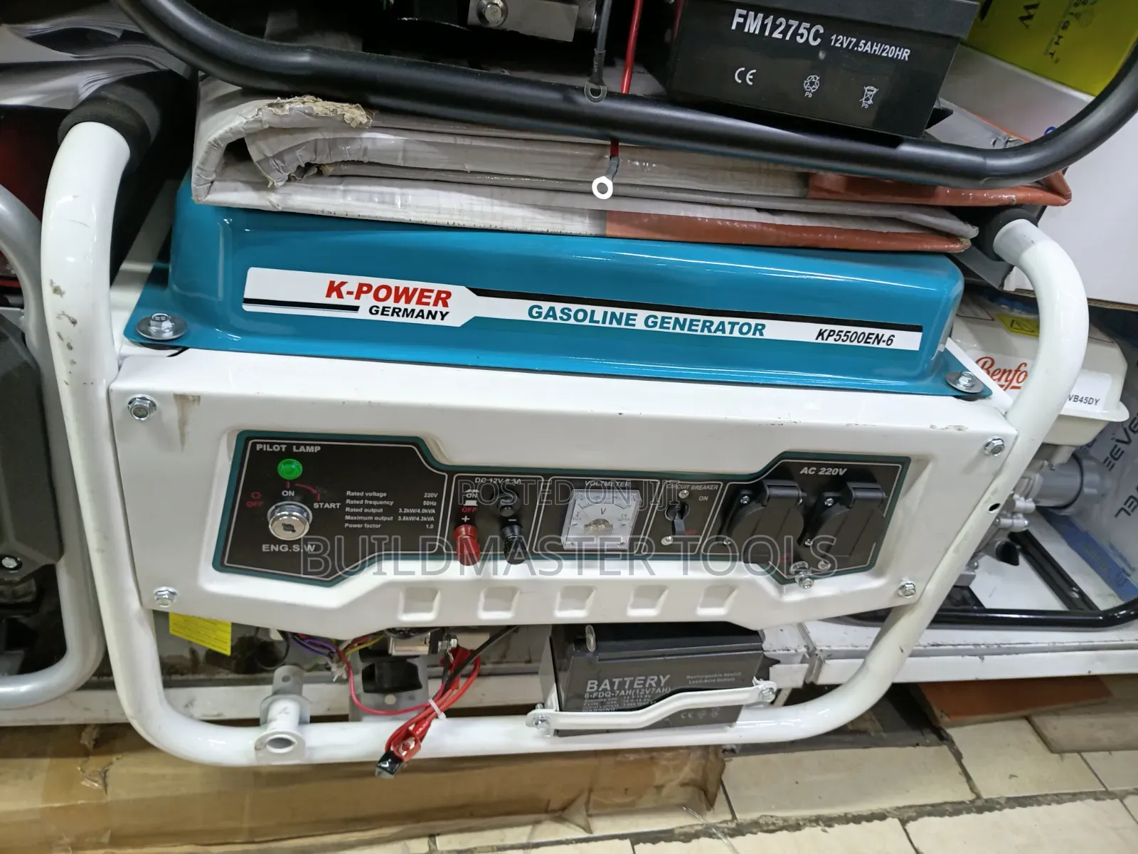 K-Power Germany Kp5500en-6 Gasoline Generator.
