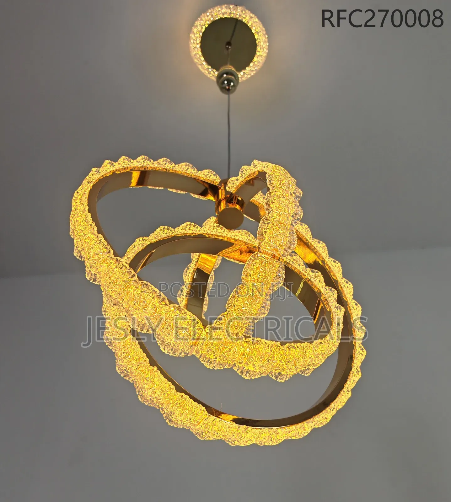 Modern Interlocking Led Chandelier