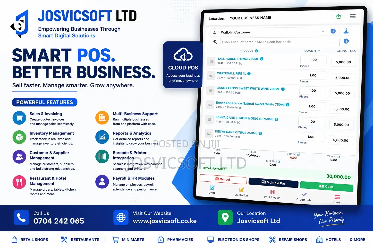 Custom Point of Sales System
