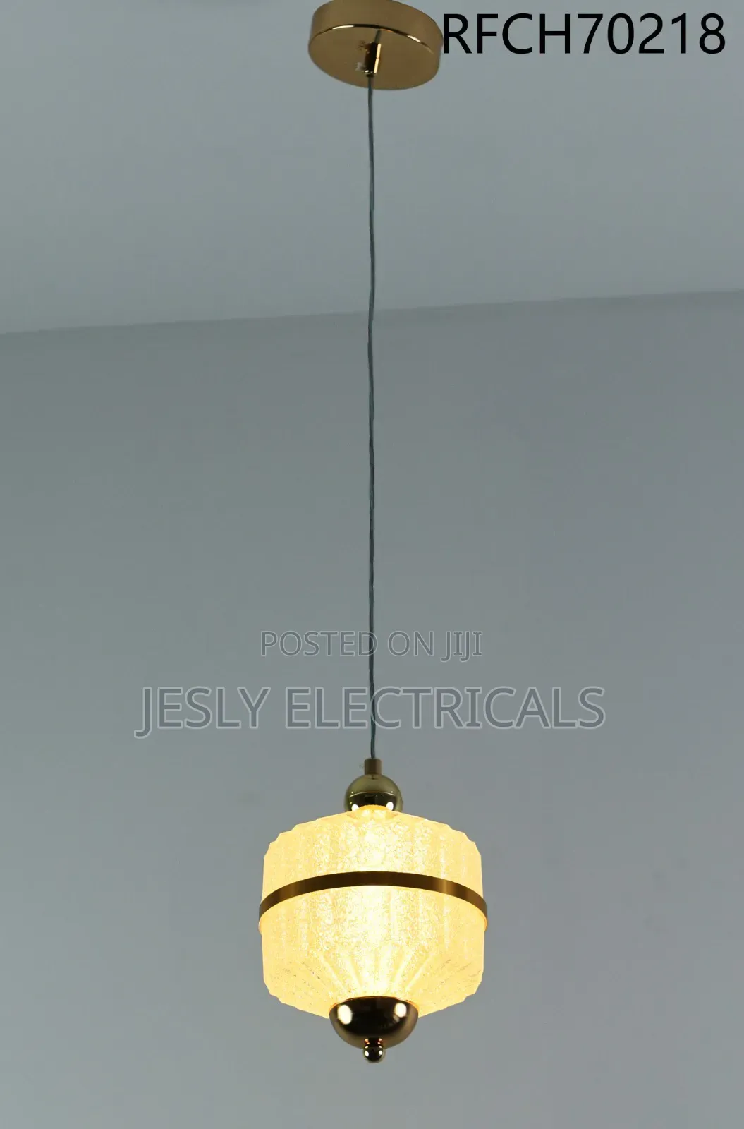 Ribbed Mini Pendant Light