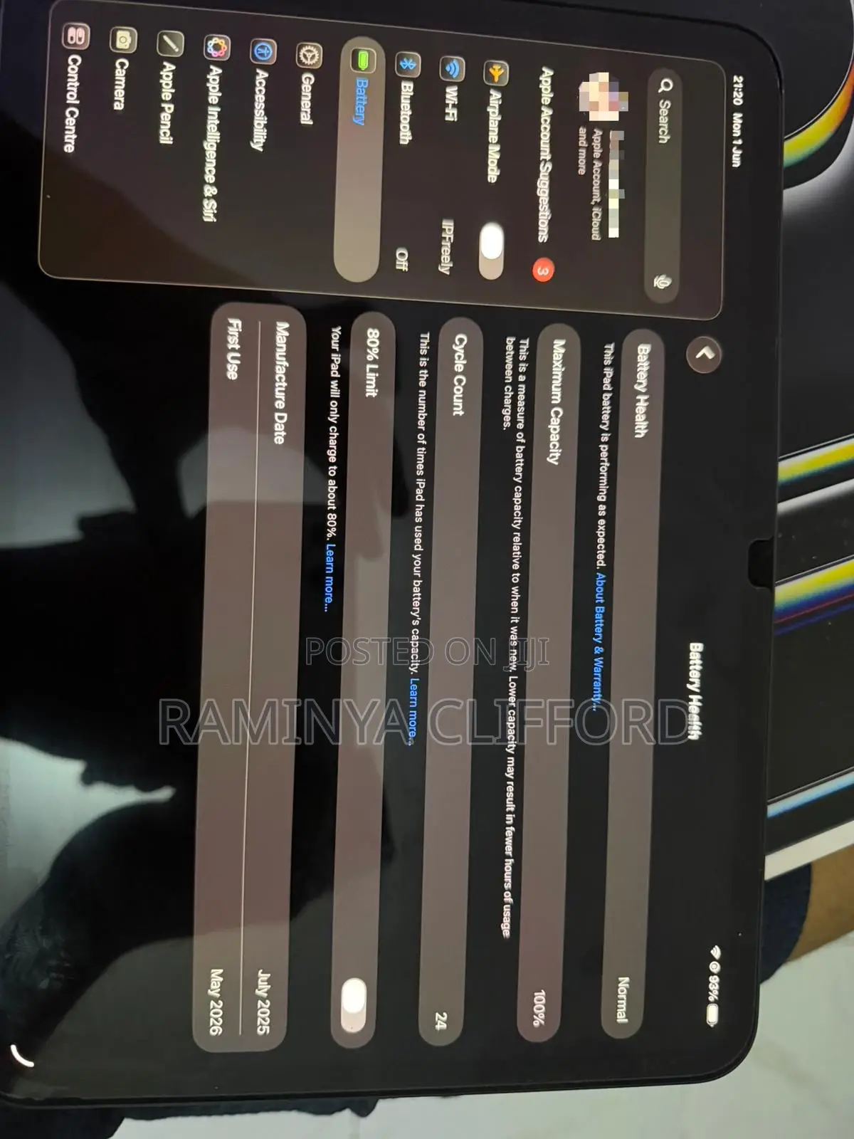 Apple iPad (2025) 256 GB Black