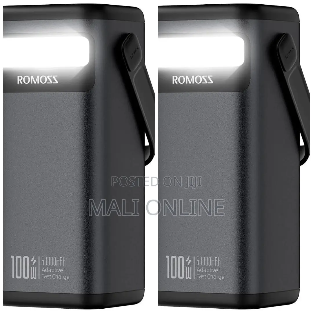 Romoss Pmt60 60000mah 100w Power Bank Lifepo4 Usb C Pd Fast Charging