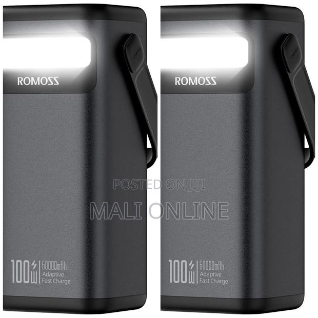 Romoss Pmt60 60000mah 100w Power Bank Lifepo4 Usb C Pd Fast Charging
