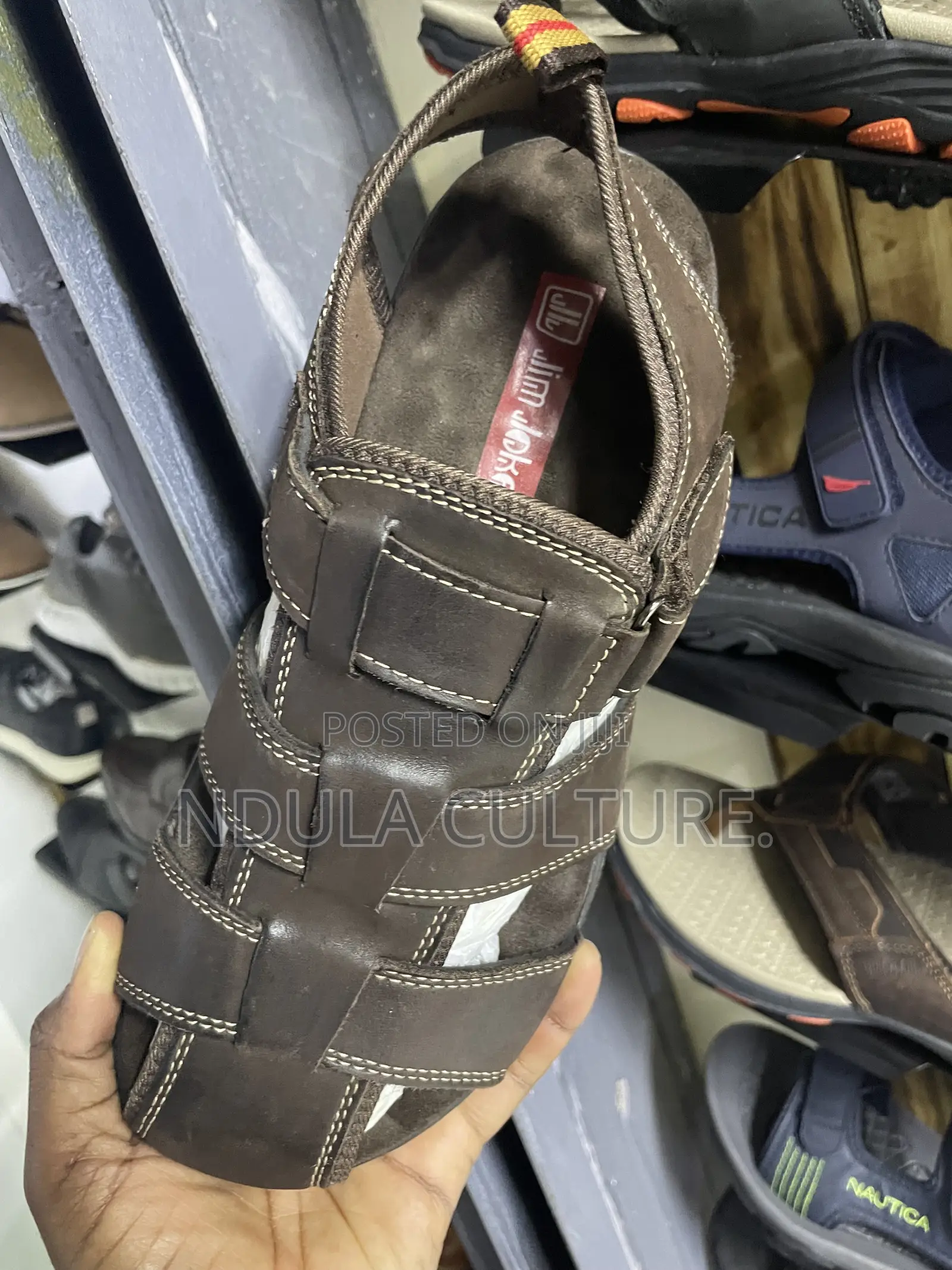 Jim Joker Leather Fisherman Sandals