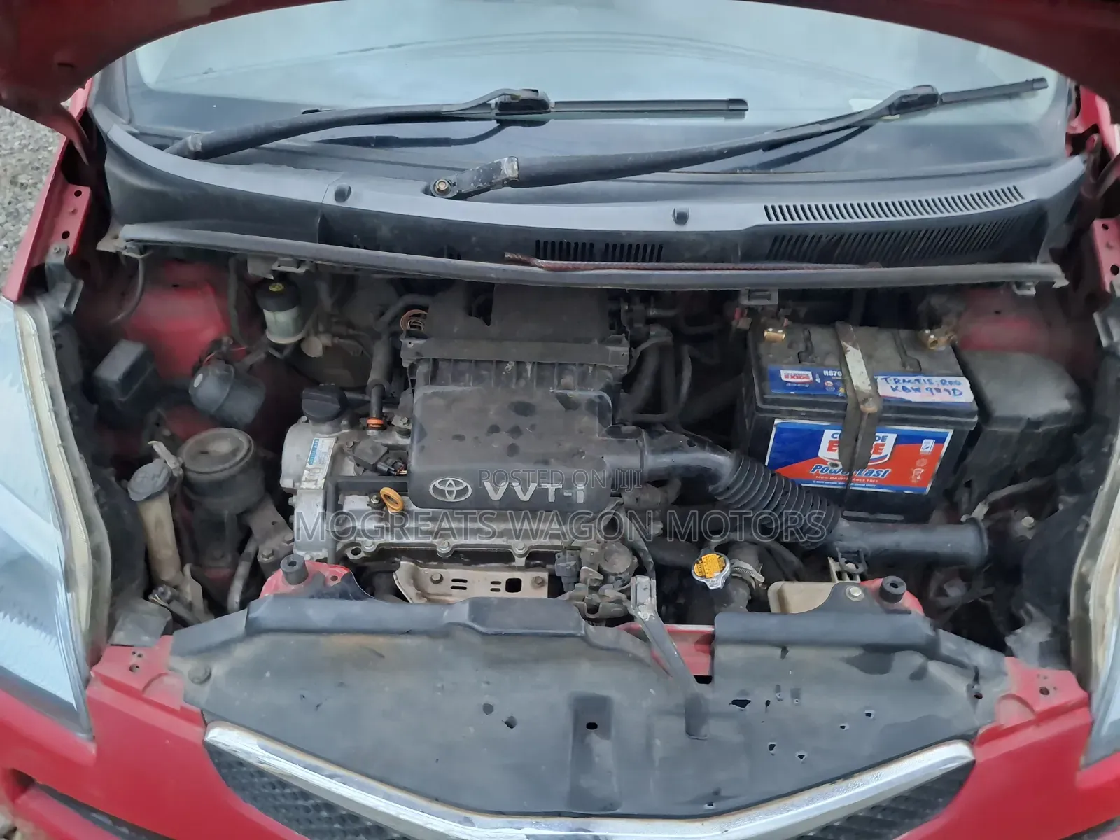 Toyota Ractis 2006 Red