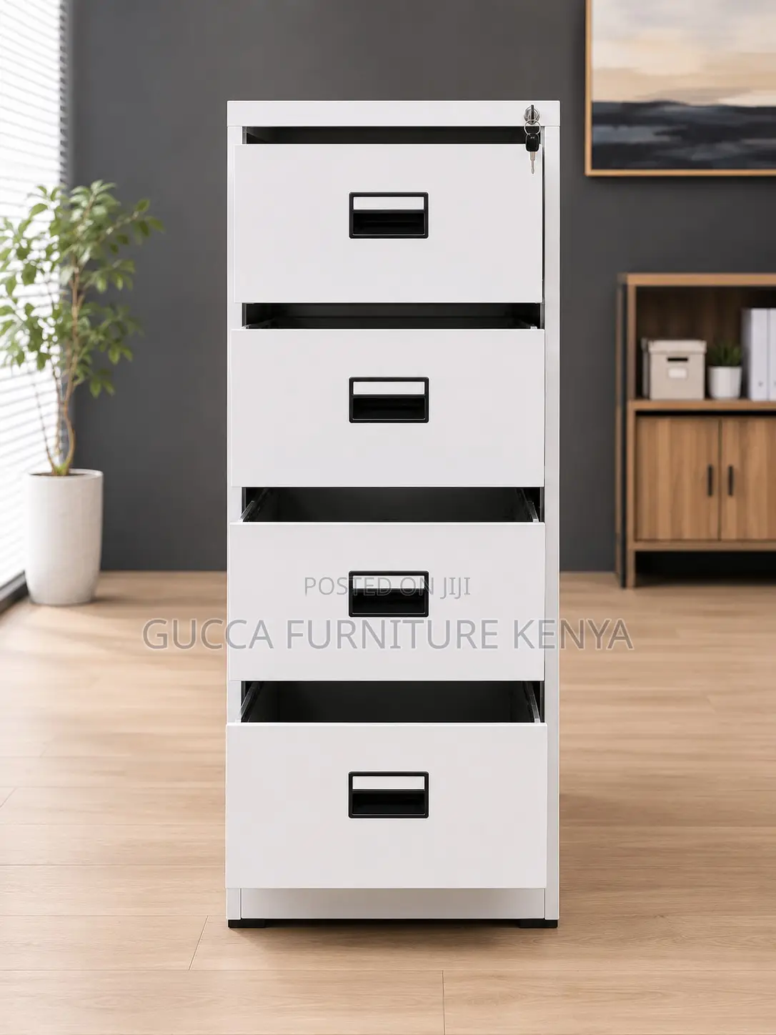 4-Drawer Filling Cabinet.