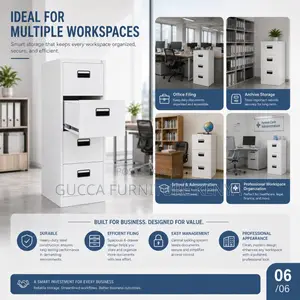 4-Drawer Filling Cabinet.
