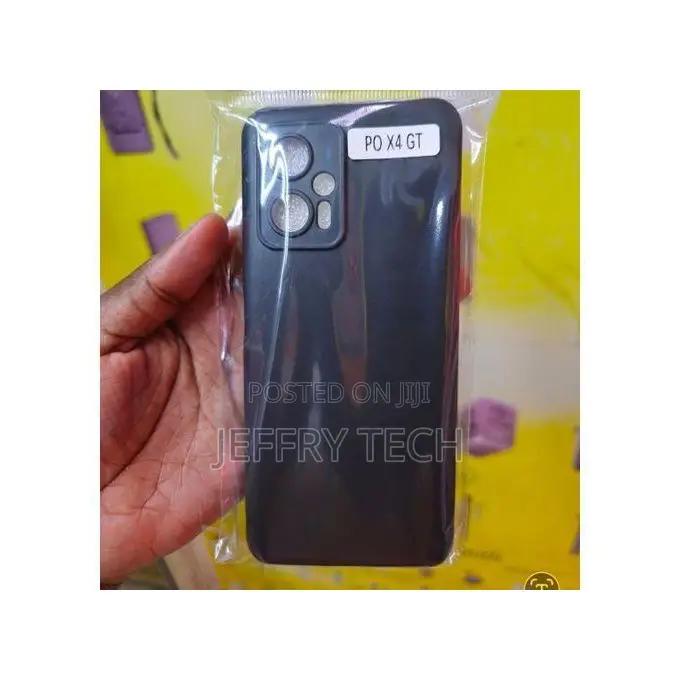 Xiaomi Poco X4 Gt Soft Silicone Case - Black, Shock-Absorbing, Slim D