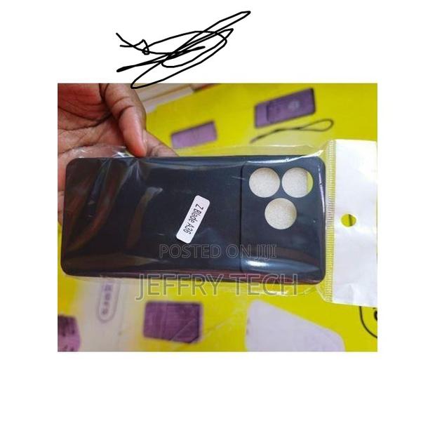 Zte Blade A36 Soft Silicone Case - Black, Shock-Absorbing, Slim Design - thumbnail 2