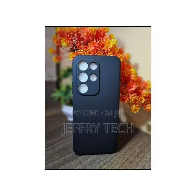 Itel S26 Ultra Black Soft Silicone Phone Case - Anti-Slip, Tear Resist