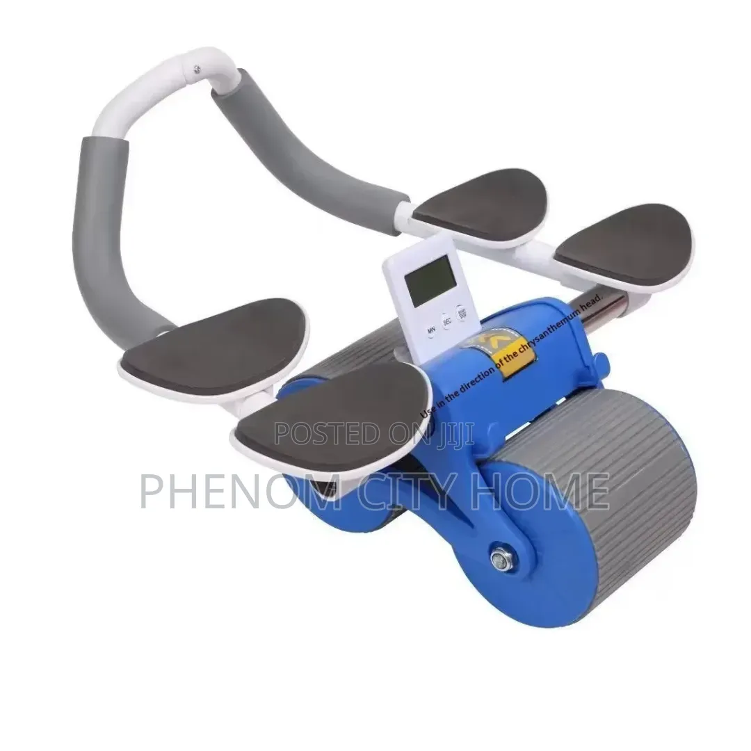 Auto Rebound Ab Wheel With Elbow Support