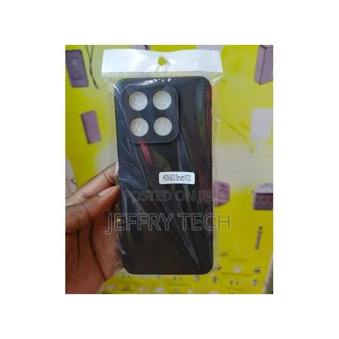 Honor 400 Soft Silicone Case - Black, Shock-Absorbing, Slim Design