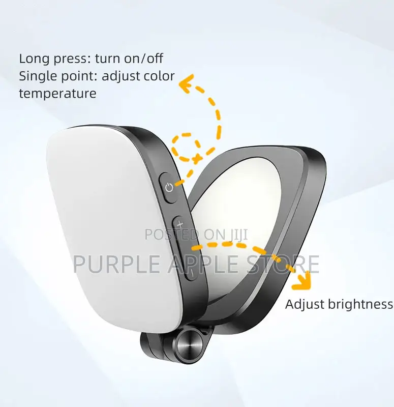 Magnetic Selfie Phone Light With Mirror
