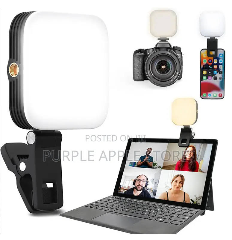 Portable Magnetic Fill Light 3 Color Modes + 1000mah Battery