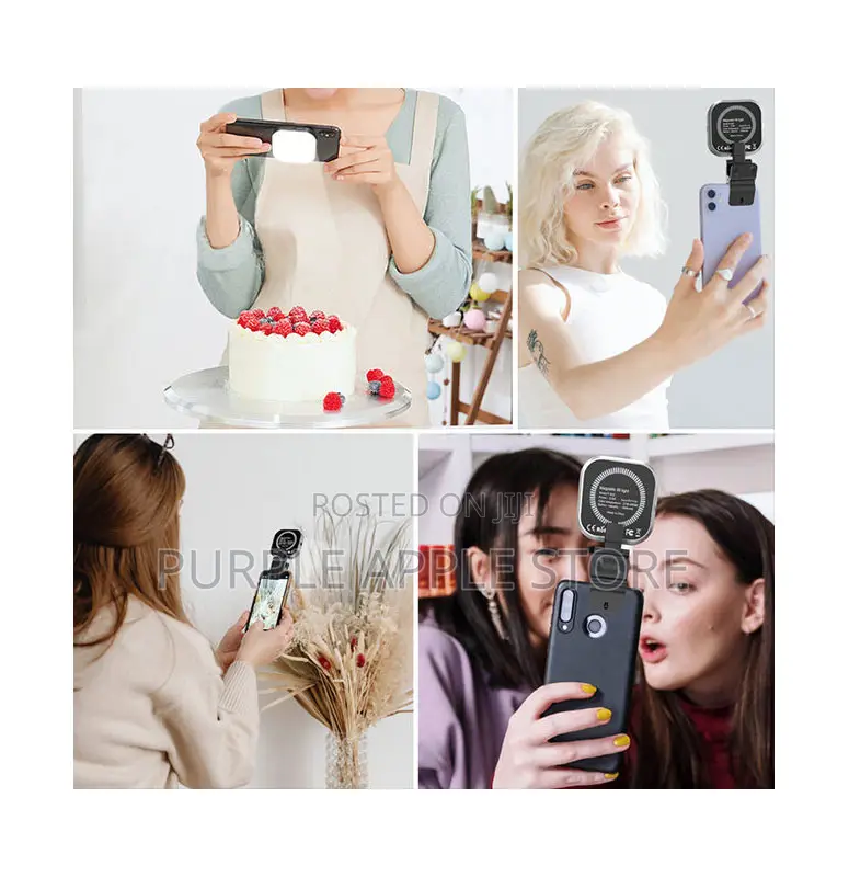 Portable Magnetic Fill Light 3 Color Modes + 1000mah Battery