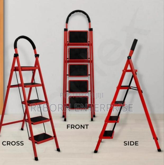 5-Step Folding Ladder -; - main view