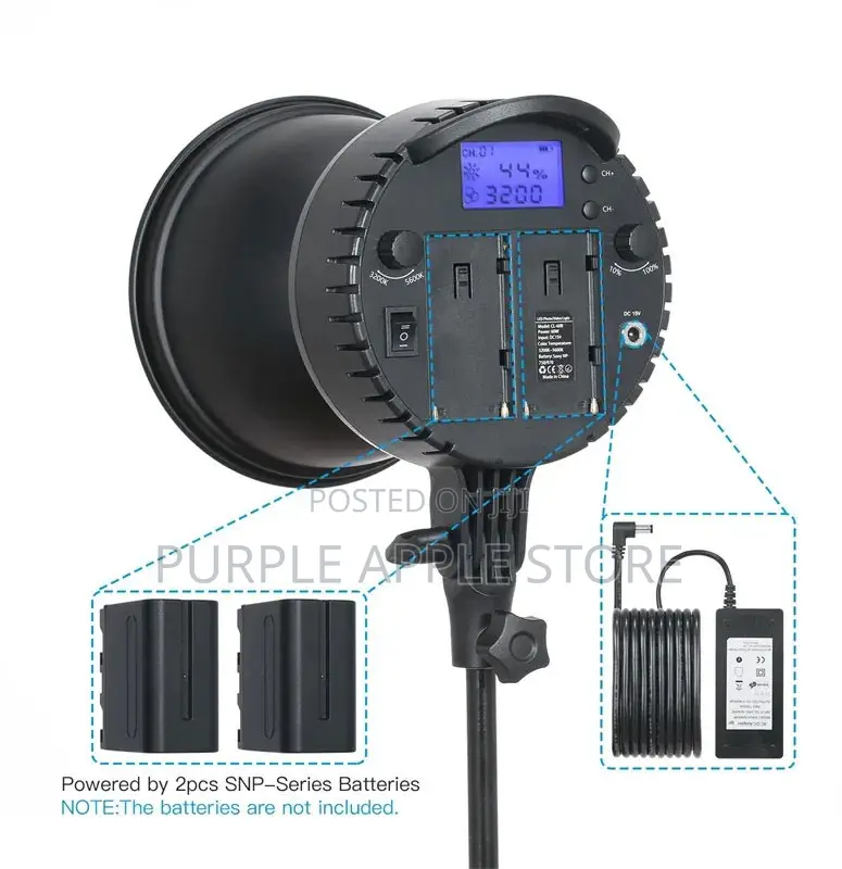 Cl-60b Bi-color 60w Led Video Light