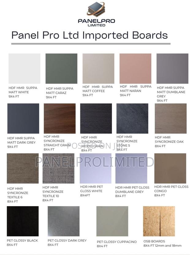 HDF Imported Boards