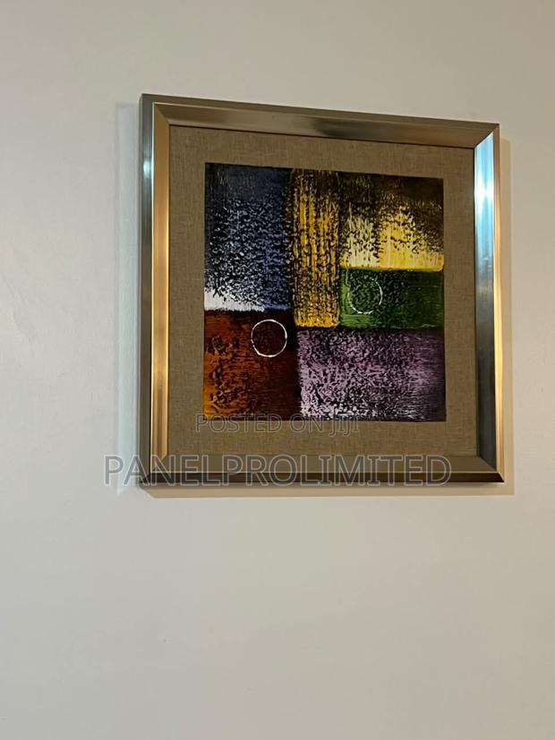 Modern Framed Wall Art – Abstract Decorative Painting - thumbnail 2