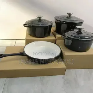 7pcs Enamel Cast Iron Cooking Pots*