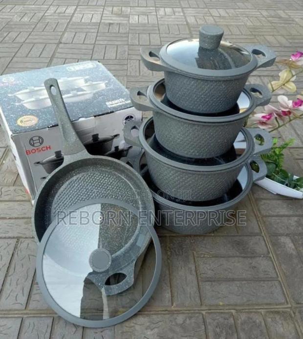 Nonstick Cookware Set Granite 11pcs