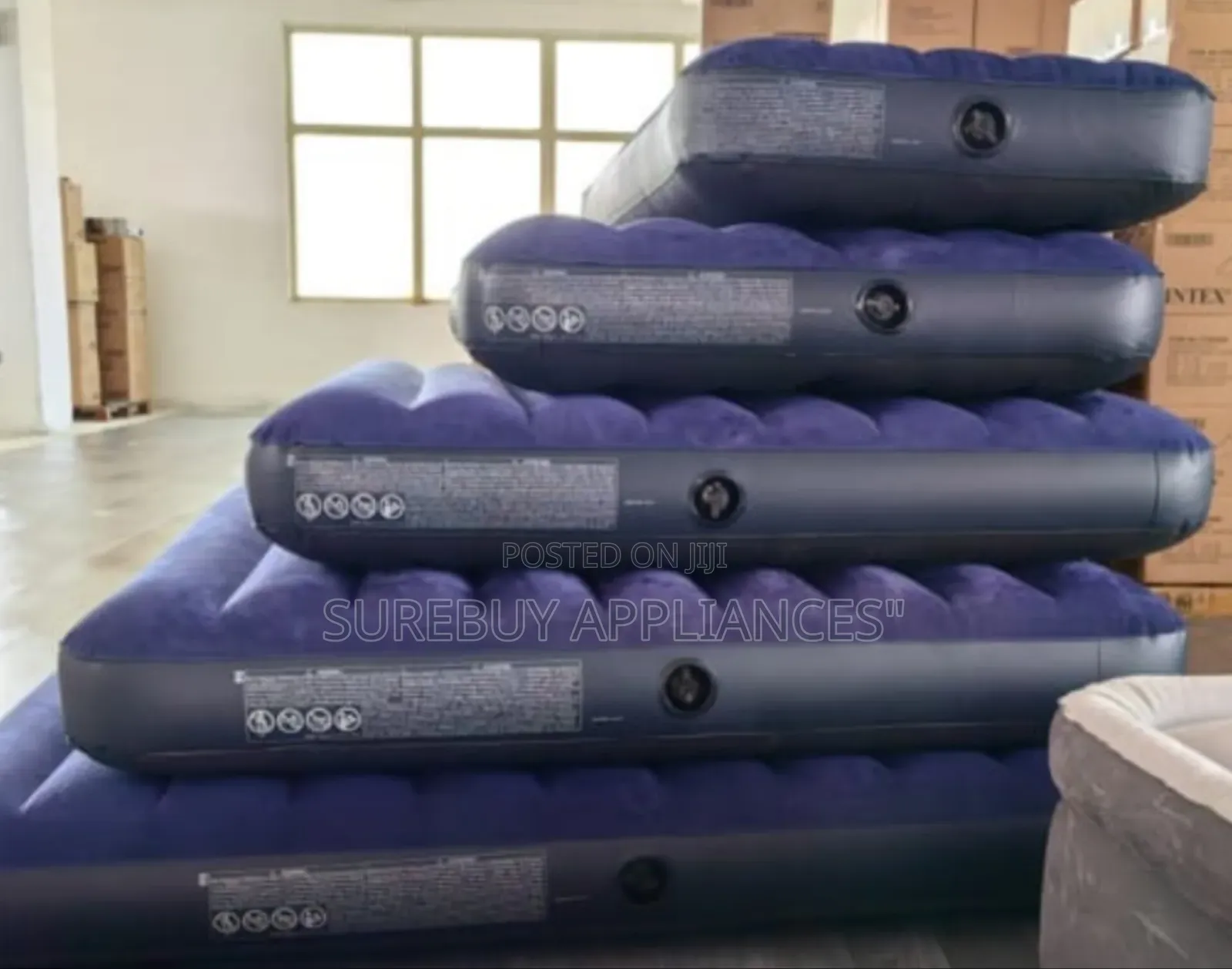 5by6 Inflatable Mattress With Free Electric Pump