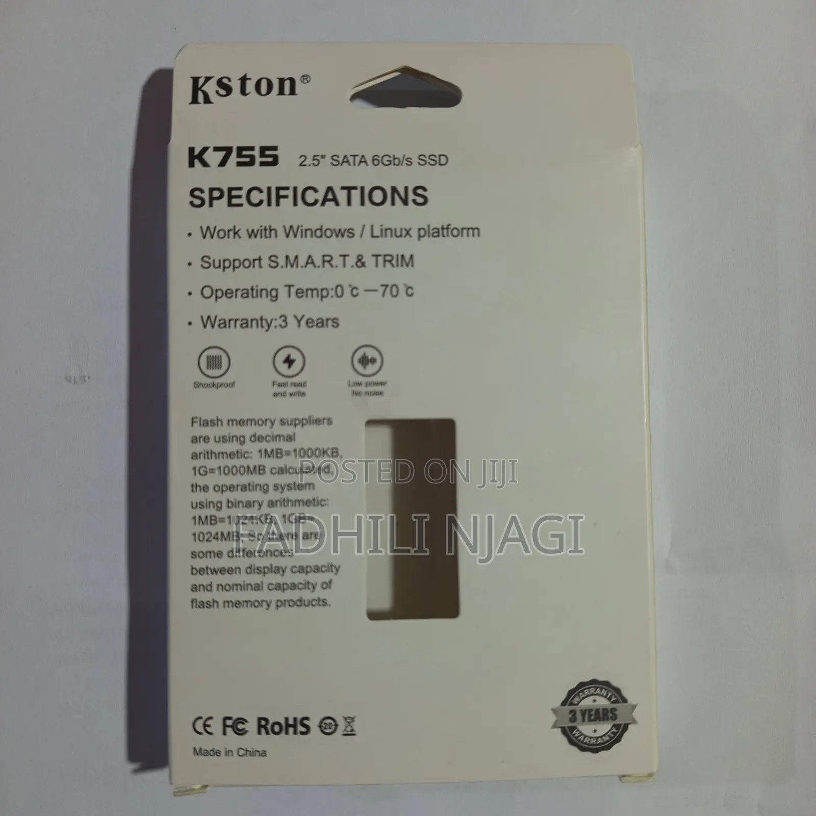 Kston 1 Tb Internal SSD 6gbps