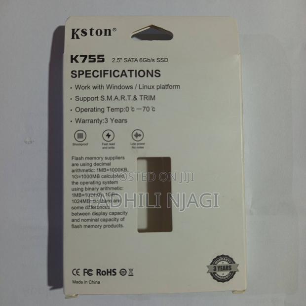 Kston 1 Tb Internal SSD 6gbps - thumbnail 3