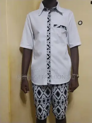Ankara Short-Sleeved Shirt and Short