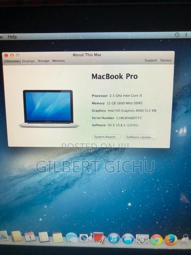 Laptop Apple MacBook 2012 12GB Intel Core i5 HDD 512GB - thumbnail 4