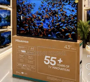 Hisense 43”A4 Smart Tv 55+ Years Tv Innovation