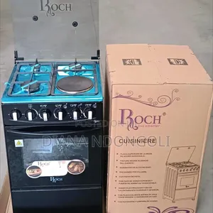 *Roch Black 50×55 Standing 3+1 Cooker at 16500*