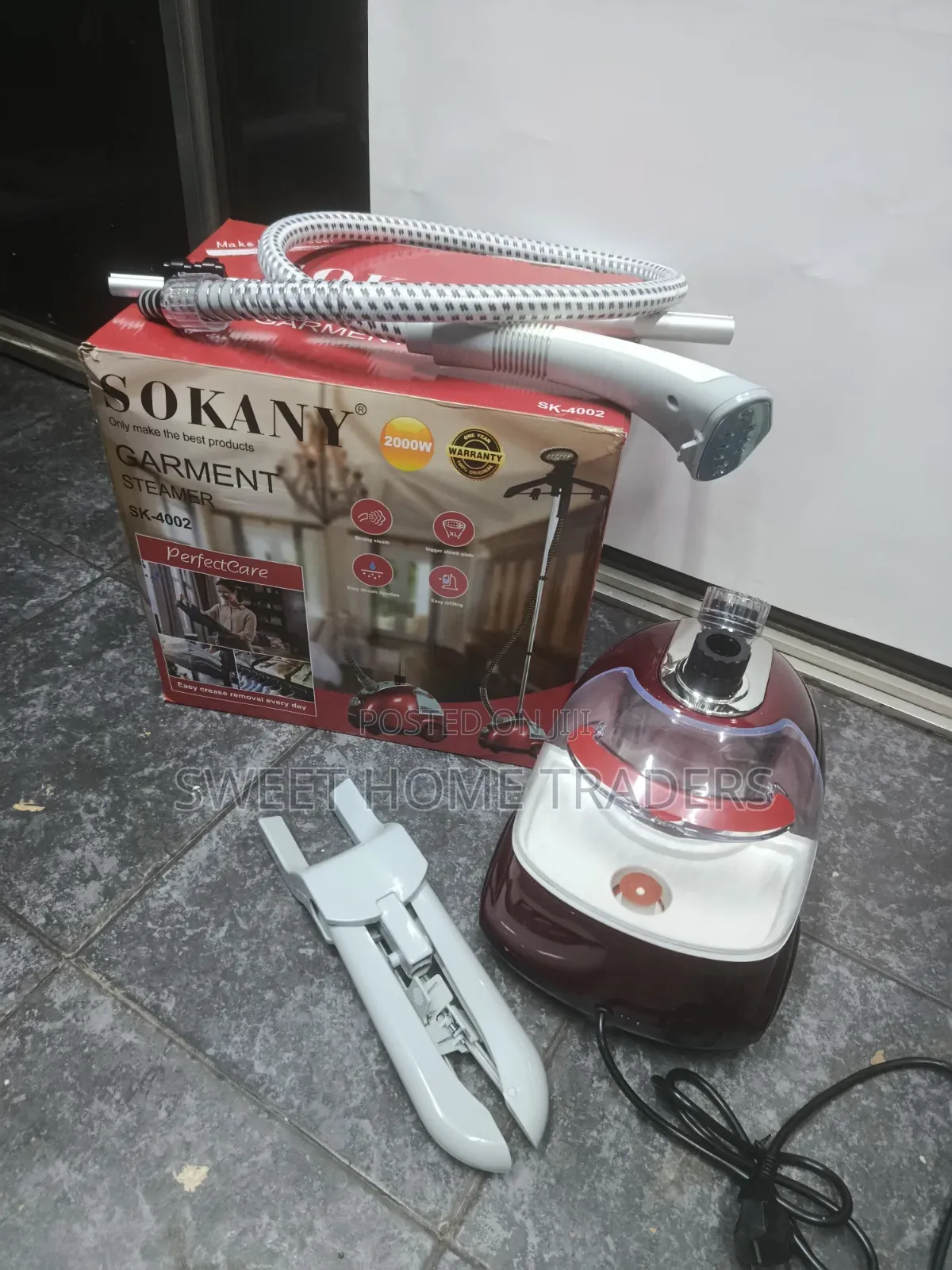 Sokany Garment Steamer With Bigger Steam Plate