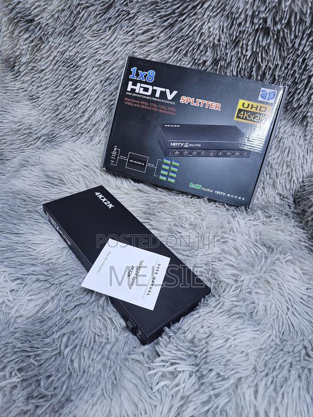 Hdmi Splitter 1 by 8 for Multiple Screens 8 Outputs