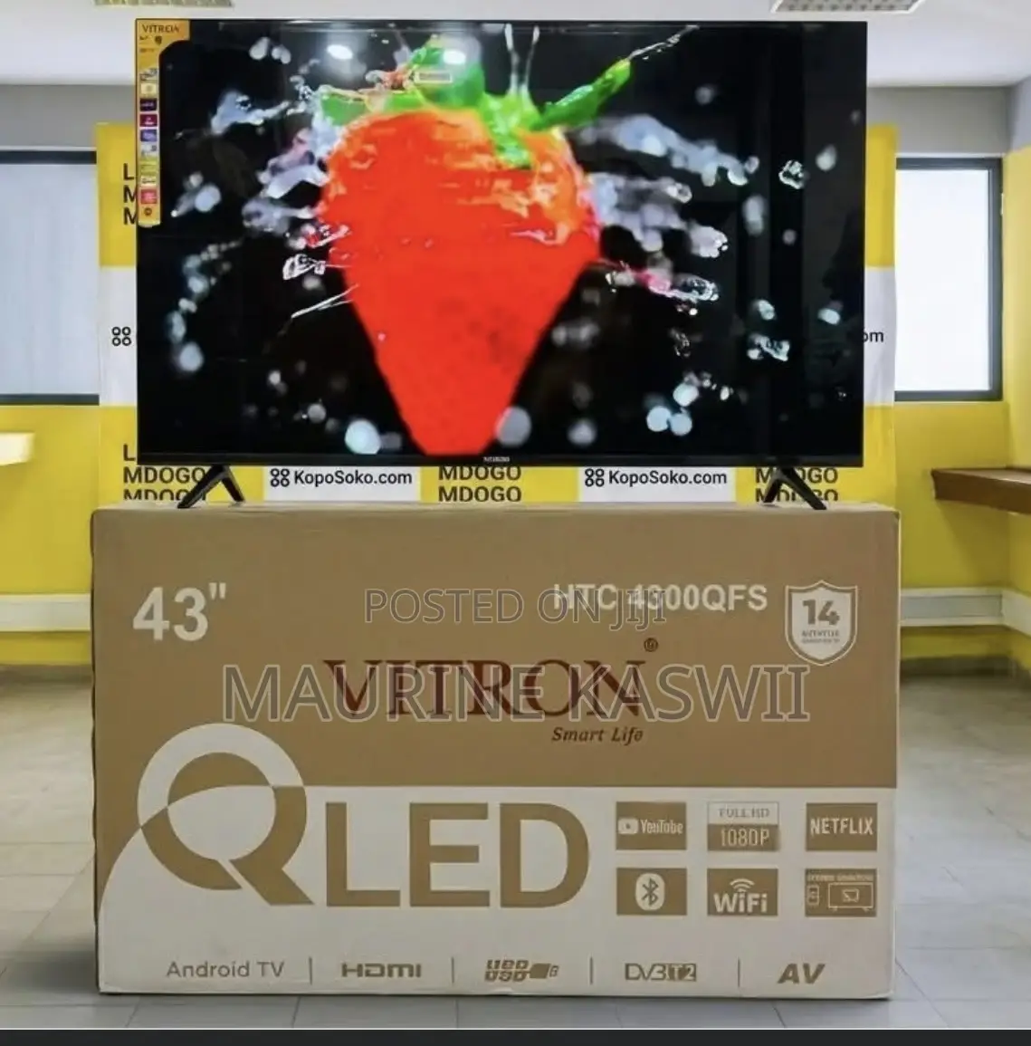 Vitron Qled 43”Smart Tv 4300qfs-2026