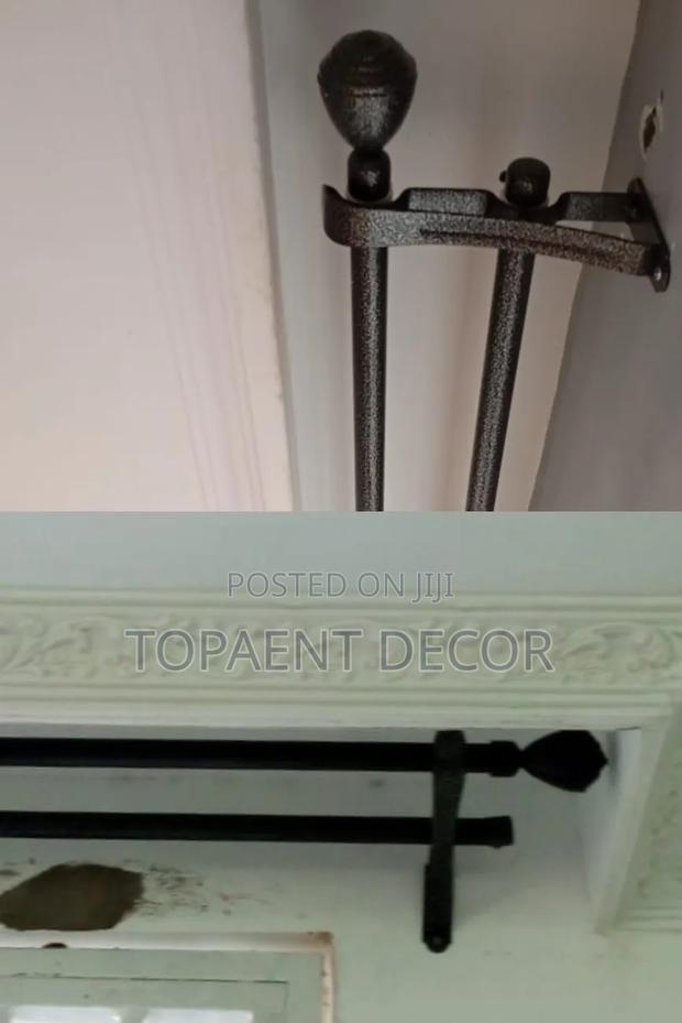 Good Quality and Long Lasting Powder Coated Window Curtain Rods