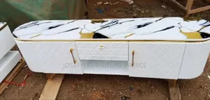 White Gold Tv Stand