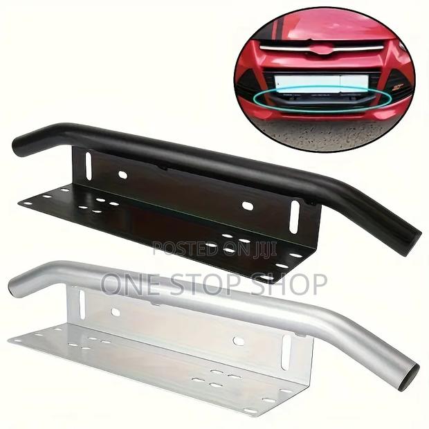 License Plate Mounting Bracket With Bullbar 4 Offroad Lights Mount