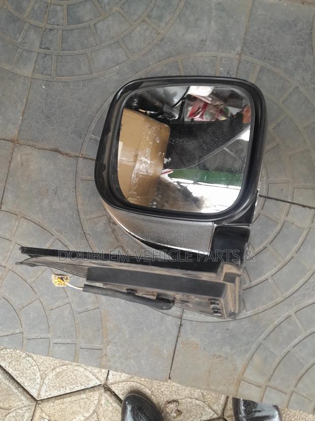 Sidemirror Mitsubishi Pajero 5 Wire Automatic Chrome/Silver Shiny - thumbnail 2