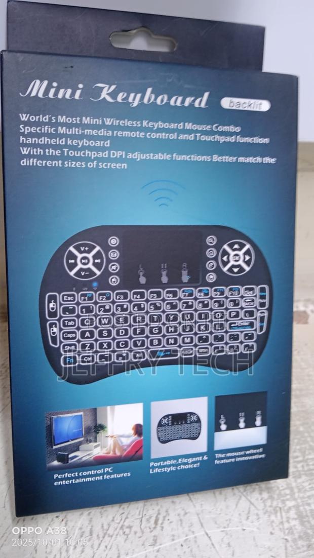 I8 Wireless Usb Portable Touchpad Keyboard (Mini, Black) - main view