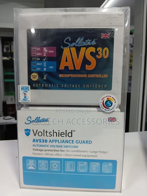 Sollatek Avs 30 Voltage Stabilizer - 30a Over/Under Voltage Protection
