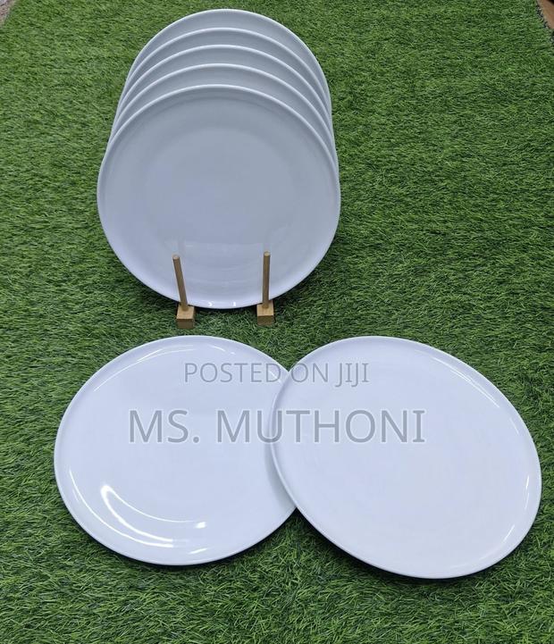 Plain 10.5'inch Ceramic Dinner Plate (6pcs ) - thumbnail 2