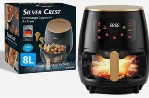 Glass Oven 8ltrs Silver Crest Air Fryer